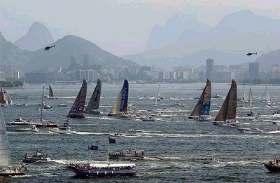 Volvo Ocean Race - Start Etappe 5 vor Rio
